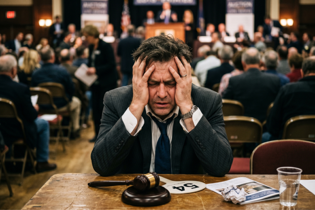 buyer regret after losing money at property auction