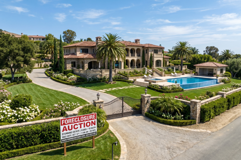 luxury mansion sold at foreclosure auction below market value